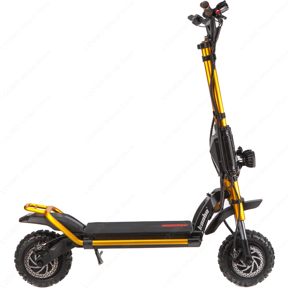 Original Kaabo Wolf Warrior GT PRO+ Golden 60V 35AH Battery Top Speed 80km/h Electric Scooter Monster Scooter SUV Scooter