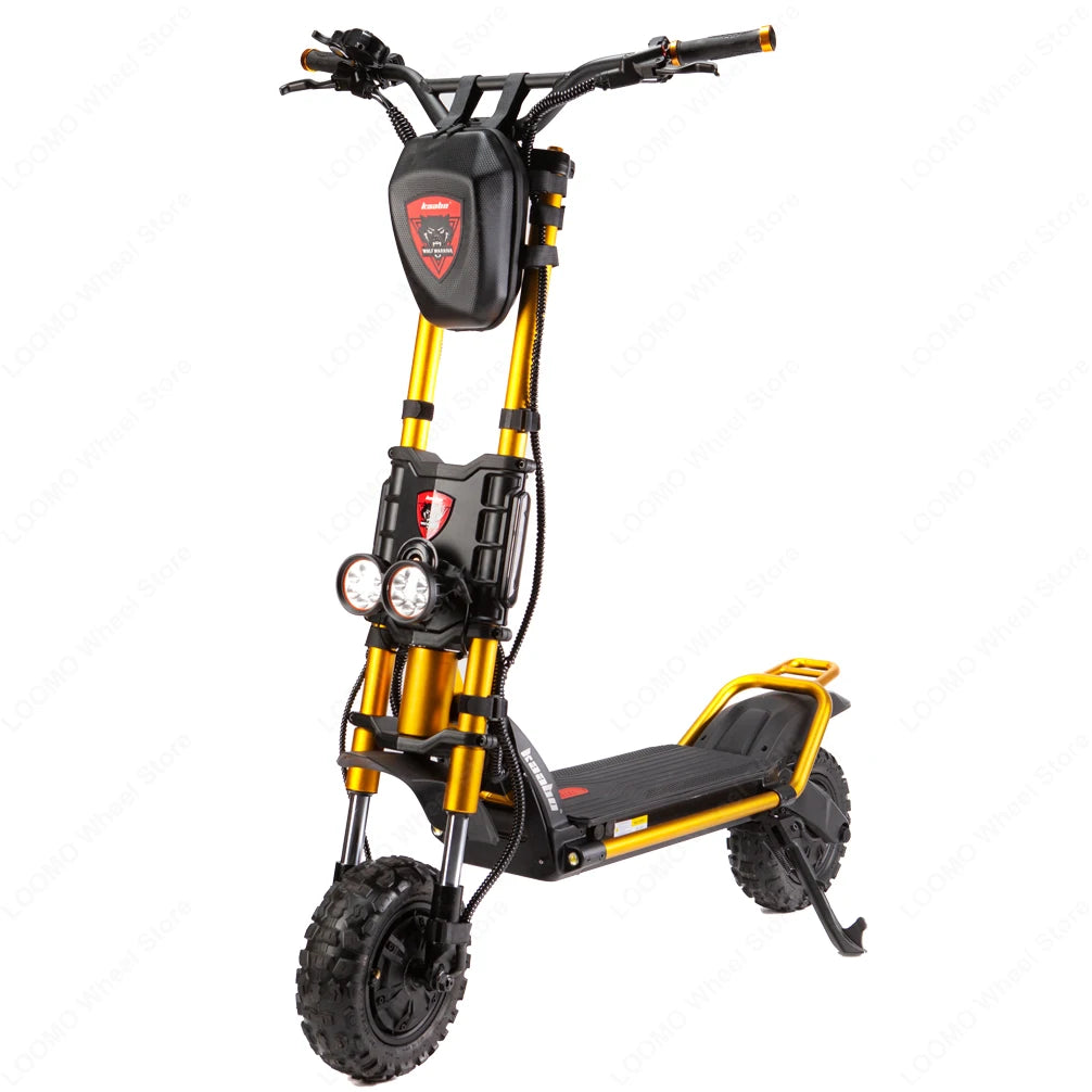 Original Kaabo Wolf Warrior GT PRO+ Golden 60V 35AH Battery Top Speed 80km/h Electric Scooter Monster Scooter SUV Scooter