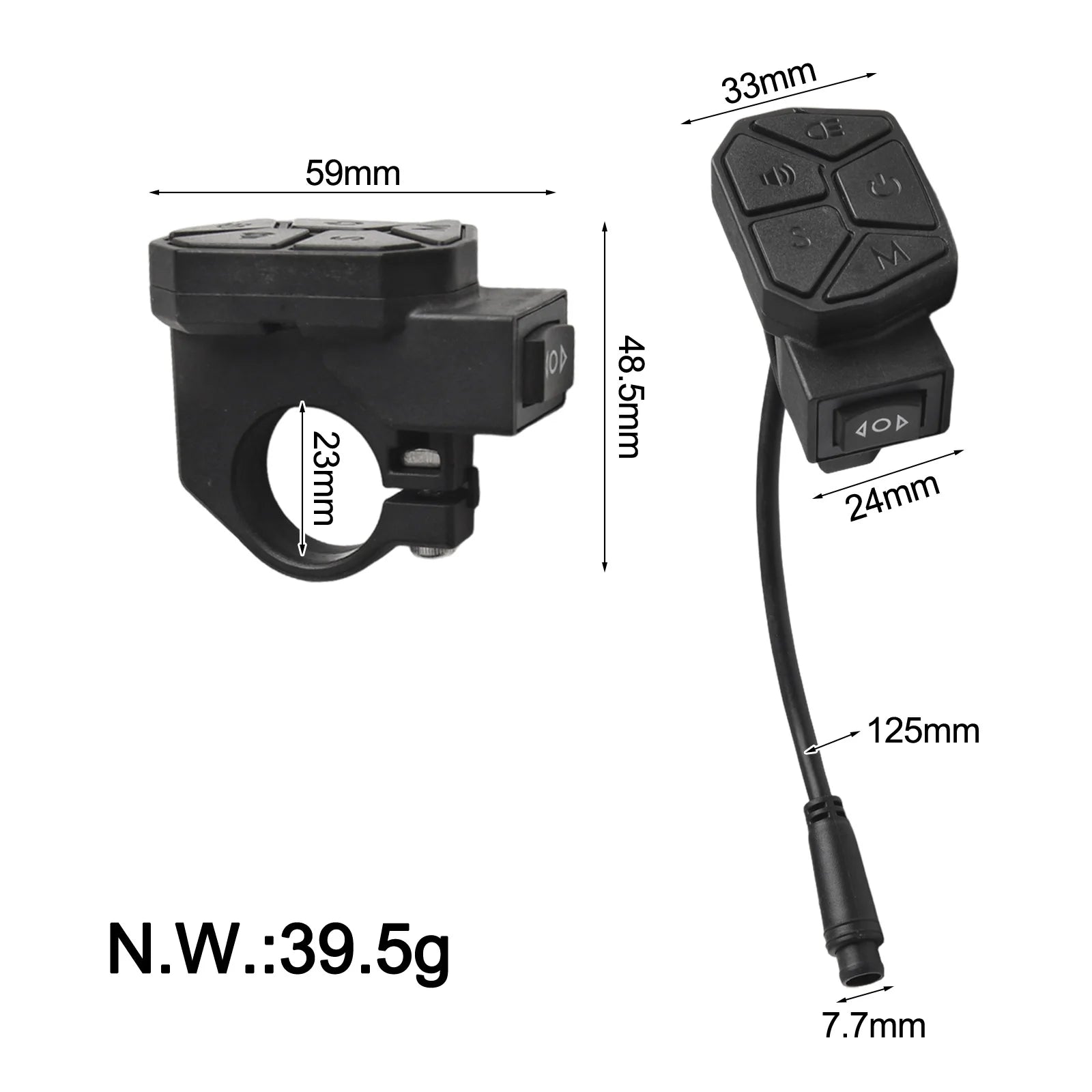 Contrôle multifonction Scooter Contrôle Vélo