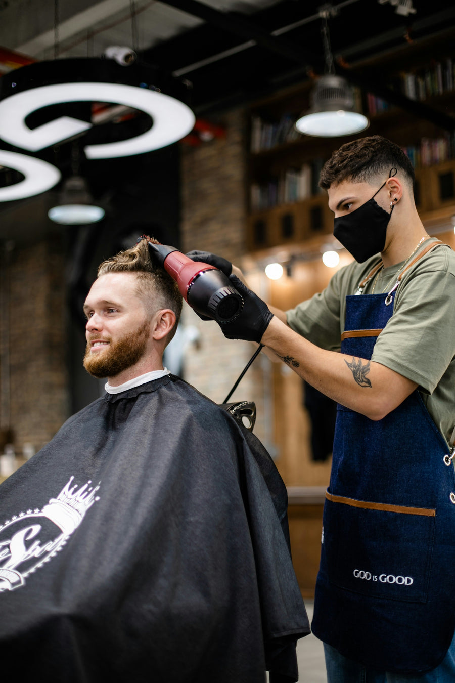 Client dans une barbershop